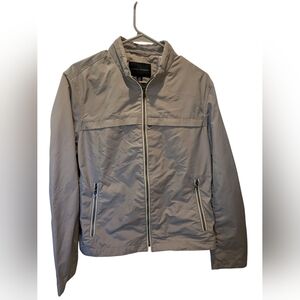 Banana Republic Gray Women's Windbreaker Jacket Small Fall Winter Coat Outdoor